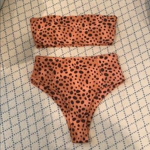 Cheetah Print Bathing Suit